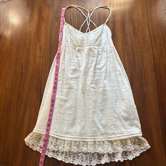 O'Neill Cream Lace Trim Dress - Picture 6 of 9